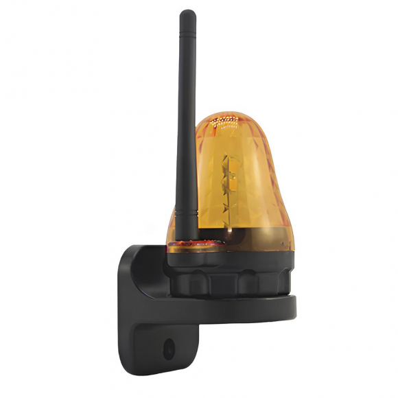 Лампа сигнальная желтая FURNITEH JD-06  для ворот и шлагбаумов